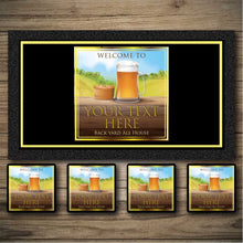 Load image into Gallery viewer, Personalised Bar Mats | Drip Mats | Custom Bar Runners | Pie & Pint