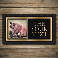 Load image into Gallery viewer, Personalised Bar Mats | Drip Mats | Custom Bar Runners | Pig & Bottle
