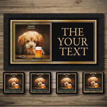 Load image into Gallery viewer, Personalised Bar Mats | Drip Mats | Custom Bar Runners | Pooch & Pint