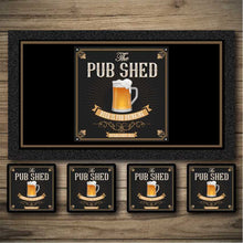 Load image into Gallery viewer, Personalised Bar Mats | Drip Mats | Custom Bar Runners | Pub Shed