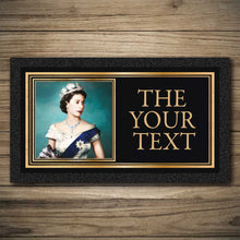Load image into Gallery viewer, Personalised Bar Mats | Drip Mats | Bar Runners | Queen Elizabeth 2