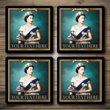 Load image into Gallery viewer, Personalised Bar Mats | Drip Mats | Bar Runners | Queen Elizabeth 2