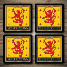 Load image into Gallery viewer, Personalised Bar Mats | Drip Mats | Custom Bar Runners | Red Lion