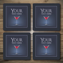 Load image into Gallery viewer, Personalised Bar Mats | Drip Mats | Custom Bar Runners | Cocktail Bar