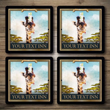 Load image into Gallery viewer, Personalised Bar Mats | Drip Mats | Custom Bar Runners | Gin Giraffe