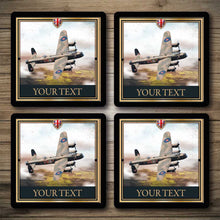 Load image into Gallery viewer, Personalised Bar Mats | Drip Mats | Custom Bar Runners | RAF Lancaster
