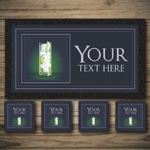 Charger l'image dans la galerie, Personalised Bar Mats | Drip Mats | Custom Bar Runners | No1 Gin  Bar