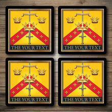 Load image into Gallery viewer, Personalised Bar Mats | Drip Mats | Custom Bar Runners | Three Crowns