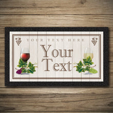 Load image into Gallery viewer, Personalised Bar Mats | Drip Mats | Custom Bar Runners | Wine Bar