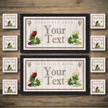 Load image into Gallery viewer, Personalised Bar Mats | Drip Mats | Custom Bar Runners | Wine Bar