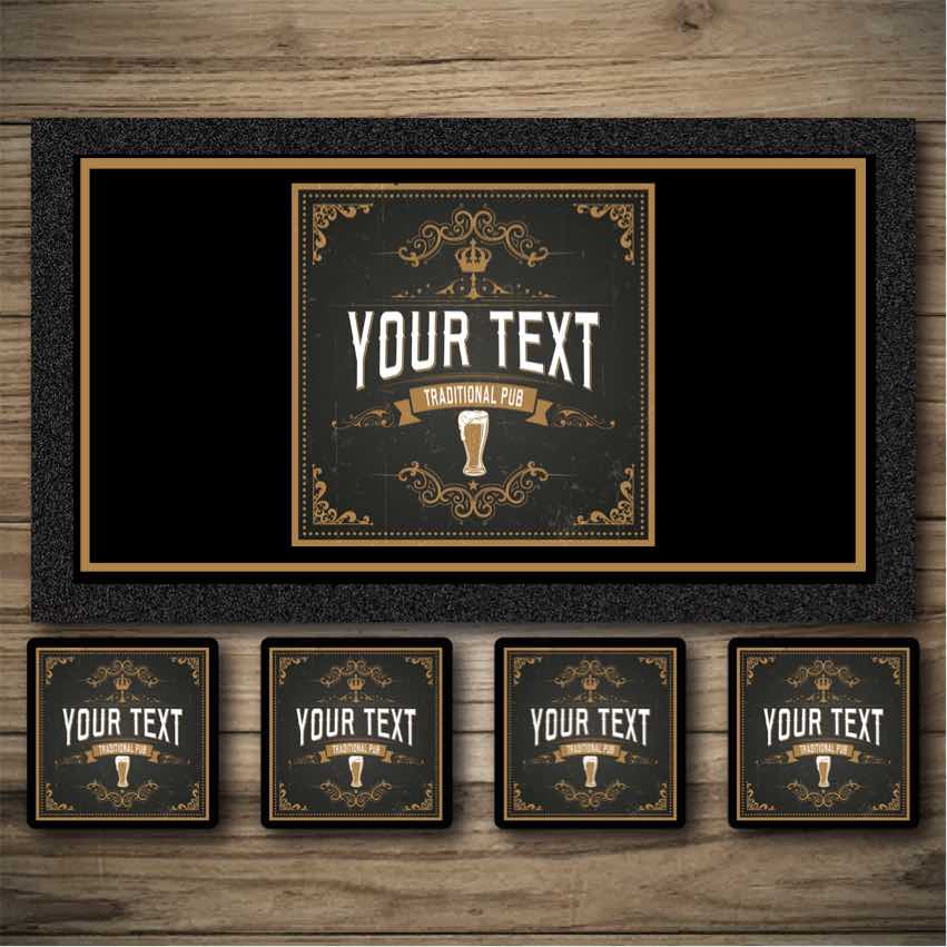 Beer Nation Personalised Bar runners, beer mats, bar coasters