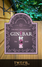 Load image into Gallery viewer, Best Gin Bar | Personalised Bar Sign | Gin Signs