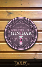 Load image into Gallery viewer, Best Gin Bar Personalised Bar Sign Custom Signs from Twofb.com Pub signs for sale
