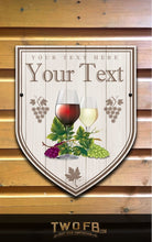 Load image into Gallery viewer, Best Wine Bar Personalised Bar Sign Custom Signs from Twofb.com Garden Bar Signs