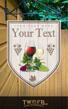 Load image into Gallery viewer, Best Wine Bar Personalised Bar Sign Custom Signs from Twofb.com Wine Bar Signs
