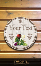 Load image into Gallery viewer, Best Wine Bar Personalised Bar Sign Custom Signs from Twofb.com Pub Signs.Com
