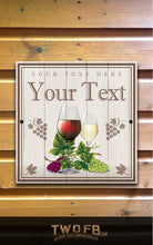 Load image into Gallery viewer, Best Wine Bar Personalised Bar Sign Custom Signs from Twofb.com Custom bar signs
