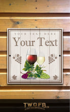 Load image into Gallery viewer, Best Wine Bar Personalised Bar Sign Custom Signs from Twofb.com Custom bar signs