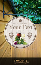 Load image into Gallery viewer, Best Wine Bar Personalised Bar Sign Custom Signs from Twofb.com Wine Bar Sign
