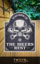Load image into Gallery viewer, Bikers Rest | Custom made pub signs | Personalised Bar Sign
