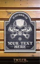 Lade das Bild in den Galerie-Viewer, Bikers Rest Bar Sign Custom Signs from Twofb.com Home bar signs Uk
