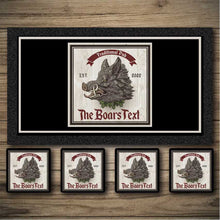 Load image into Gallery viewer, Bar runner, Beer matts, Bar Coasters, Rubber mats - Boars Head