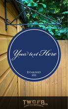 Load image into Gallery viewer, Cafe del Bar Personalised Bar Sign Custom Signs from Twofb.com Pub sign