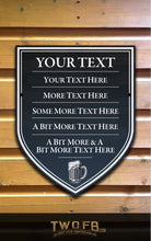 Charger l'image dans la galerie, Chalkboard Style Personalised Bar Sign Custom Signs from Twofb.com signs for bars