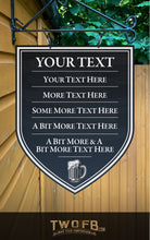 Charger l'image dans la galerie, Chalkboard Style Personalised Bar Sign Custom Signs from Twofb.com signs for bars