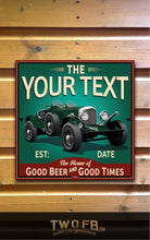 Load image into Gallery viewer, 1930s Bentley Bar Sign | Vintage Bar Sign | Pub Signs | funny bar sign | Hanging Signs | Bar Sign