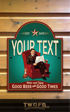 Load image into Gallery viewer, Dad's Den | Personalised Bar Sign | Pub Signs