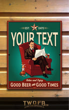 Load image into Gallery viewer, Dad's Den | Personalised Bar Sign | Pub Signs