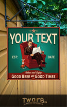 Load image into Gallery viewer, Dad's Den | Personalised Bar Sign | Pub Signs