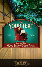 Load image into Gallery viewer, Dad's Den | Personalised Bar Sign | Pub Signs