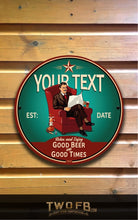 Load image into Gallery viewer, Dad's Den | Personalised Bar Sign | Pub Signs