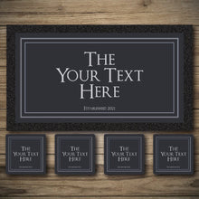 Load image into Gallery viewer, Personalised bar runners, custom beer mats, beer coasters