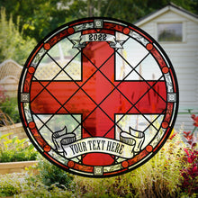 Load image into Gallery viewer, England Window Vinyl | Stained Glass | Custom window decals