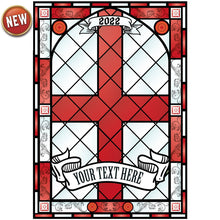 Load image into Gallery viewer, England Window Vinyl | Stained Glass | Custom window decals