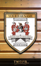 Load image into Gallery viewer, Family Crest Bar Sign | Pub Sign | Coat Of Arms Sign