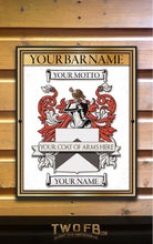 Load image into Gallery viewer, Family Crest Bar Sign | Pub Sign | Coat Of Arms Sign