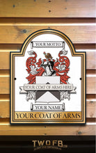 Load image into Gallery viewer, Family Crest Bar Sign | Pub Sign | Coat Of Arms Sign