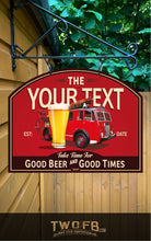 Load image into Gallery viewer, Fire Engine | Personalised Bar Sign | Pub Signs