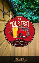 Load image into Gallery viewer, Fire Engine | Personalised Bar Sign | Pub Signs