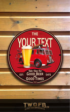 Load image into Gallery viewer, Fire Engine | Personalised Bar Sign | Pub Signs