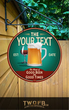 Load image into Gallery viewer, Firkin Pub | Vintage Bar Sign | Pub Signs | Feckin Pub | Hanging Signs | Bar Sign