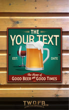 Load image into Gallery viewer, Firkin Pub | Vintage Bar Sign | Pub Signs | Feckin Pub | Hanging Signs | Bar Sign