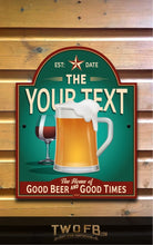 Load image into Gallery viewer, Firkin Pub | Vintage Bar Sign | Pub Signs | Feckin Pub | Hanging Signs | Bar Sign