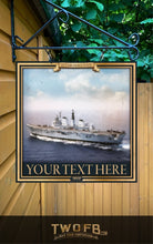 Load image into Gallery viewer, Army Pub Sign/Navy Pub Sign/RAF PubSign/Home bar sign/Pub sign for outside/Custom pub sign/Home Bar/Pub Décor/Military Bar Signs/Custom Bar signs/Barsigns UK/ Man Cave/ Mess Sign/ Bar Runner/ Beer Mats/ Hanging pub sign/ Custom sign/ Garden Signs/Pub signs