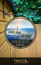 Load image into Gallery viewer, Army Pub Sign/Navy Pub Sign/RAF PubSign/Home bar sign/Pub sign for outside/Custom pub sign/Home Bar/Pub Décor/Military Bar Signs/Custom Bar signs/Barsigns UK/ Man Cave/ Mess Sign/ Bar Runner/ Beer Mats/ Hanging pub sign/ Custom sign/ Garden Signs/Pub signs