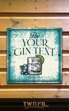 Load image into Gallery viewer, Gin Bar Sign/Pub Sign/Bar Sign/Home bar sign/Pub sign for outside/Custom pub sign/Home Bar/Pub Décor/Military Bar Signs/Custom Bar signs/Barsigns UK/ Man Cave/ Mess Sign/ Bar Runner/ Beer Mats/ Hanging pub sign/ Custom sign/ Garden Signs/Pub signs